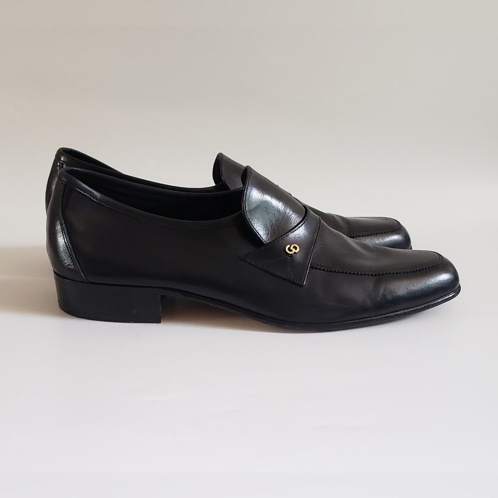 Christian Dior Messieur Women's Black Leather Shoes Size 8 - Picture 4 of 16